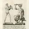 Figura caricata, detta il Morgante, presso il giardino avanti il nuovo Stanzone degli Agrumi; di Valerio Cioli; ed altra Figura, che prendesi per una Pallade, all' estrmità di Boboli verso la Porta Romana d'incerto Scultore.