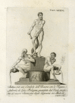 Statua per un Simbolo dell'Oceano con le Figure Sedenti; di Gio. Bologna; guardata dal Viale prossimo al nuovo Stanzone degli Agrumi in Boboli.