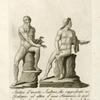 Statua d'incerto Scultore, che rappresenta un' Esculapio, ed altra d'una Femmina, la guale si crede d'antica Scultura; ambedue nel Prato di là dall'Isolotto in Boboli.