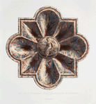 Plat jaspé à compartiments, appartenant à Mr. le comte de la Béraudière.