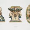 Portrait de Henri IV, collection de Mr. D'Yvon ; Salière, Musée du Louvre ; Saucière, collection de Mrs. la Princesse Iza Czartoryska.