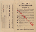Hitler's wonderland.