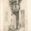 Porte d'un ancien couvent, rue Mirabeau, à Bourges.