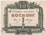 Adresse de Rochoux, marchand d'estampes.