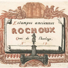 Adresse de Rochoux, marchand d'estampes.