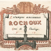 Adresse de Rochoux, marchand d'estampes.
