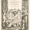 Frontispice pour le catalogue de l'oeuvre de Thomas de Leu.