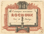 Adresse de Rochoux, marchand d'estampes