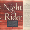 Night rider.