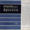 The living thoughts of Spinoza.
