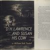 D. H. Lawrence & Susan his cow.