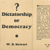 Dictatorship or democracy?