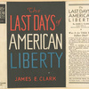 The last days of American liberty.