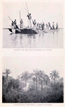 Dug-out on the Kaduna manned by Nupes; "Silhouetting perchance a group of palms"