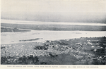 View of Lokoja and native town from Mount Pattey, looking S.E. - the Benue in the distance.