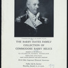 Commodore John Barry, by Gilbert Stuart, the Barry-Hayes family collection of Commodore Barry relics.