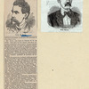 Thomas B. Barry [a sheet with two portraits].