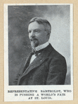 Representative Bartholdt, who is pushing a World's Fair at St. Louis.