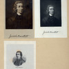 Josiah Bartlett [a sheet with 3 portraits].