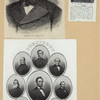 Edward Bates [two portraits] ; President [Lincoln] and his cabinet [including Edward Bates, attorney general].