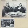 Marshal Bazaine and his counsel, Maître Lachaud ; France - escape of Marshal Bazaine - trial of Colonel Villerre and his accomplices [a sheet with two documents].