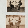 Battle dances, Yogyakarta: Two male dancers in a battle dance
