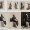 Golek puppet; Golek dancer, Istana Mangkunagaran, Surakarta (ulap-ulap, top extreme right); Golek dancer, Kraton Yogyakarta