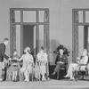 L to R: Charles Courtneidge as Freddy Hill, ??, Lynn Fontanne (Eliza), ??, J.W. Austin (Colonel Pickering), Helen Westley (Mrs. Higgins) and Reginald Mason (Henry Higgins).