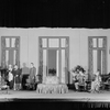 L to R: Lynn Fontanne (Eliza), Dorothy Fletcher (Maid), Henry Travers (Mr. Doolittle), J.W. Austin (Colonel Pickering), Reginald Mason (Professor Higgins), and Helen Westley (Mrs. Higgins). Setting designed by Jo Mielziner.