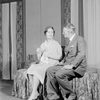 Lynn Fontanne (Eliza Doolittle) and J.W. Austin (Colonel Pickering).