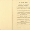 The Reverend Richard Baxter; under the cross (1662-1691).