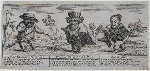Signior Harlequino Pantomime, Monsieur Cacufogo Custard-Cap, Scaramouche
