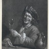 Man smoking & drinking