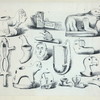 Illustration of various pipe bowl designs