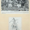 Fumeur d'opium et fumeur de tabac assis sur un Kan; Fig. 2 [Asian man in large hat holding long pipe]