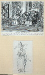 Fumeur d'opium et fumeur de tabac assis sur un Kan; Fig. 2 [Asian man in large hat holding long pipe]