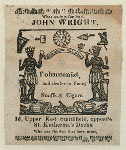 John Wright, Tobacconist, and dealer in Fancy Snuffs & Cigars