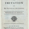A pipe of tobacco in imitation of six several authors