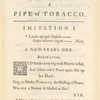 A pipe of tobacco in imitation of six several authors