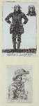 Extraordinary Exploits of John Baker, well know about Covent Garden, Mary-le-bone, etc.; [Man smoking, cane under his arm, additional pipe in hat]