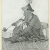 African (?) man smoking
