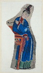 Chinese woman with long pipe