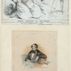 McLean's Monthly sheet of caricatures: No. 25, p. 1, Elegant preventive of the cholera; The smokers, no. 3: Ease at Gliddons