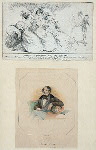 McLean's Monthly sheet of caricatures: No. 25, p. 1, Elegant preventive of the cholera; The smokers, no. 3: Ease at Gliddons
