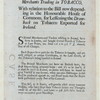 The case of the merchants trading in tobacco …