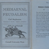 Mediaeval feudalism.