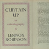 Curtain up : an autobiography.