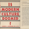 Is modern culture doomed?