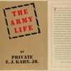 The army life.