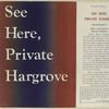 See here, Private Hargrove